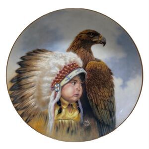 Protector Of The Plains Plate Gregory Perillo 1989 Artaffects Number 3091 B